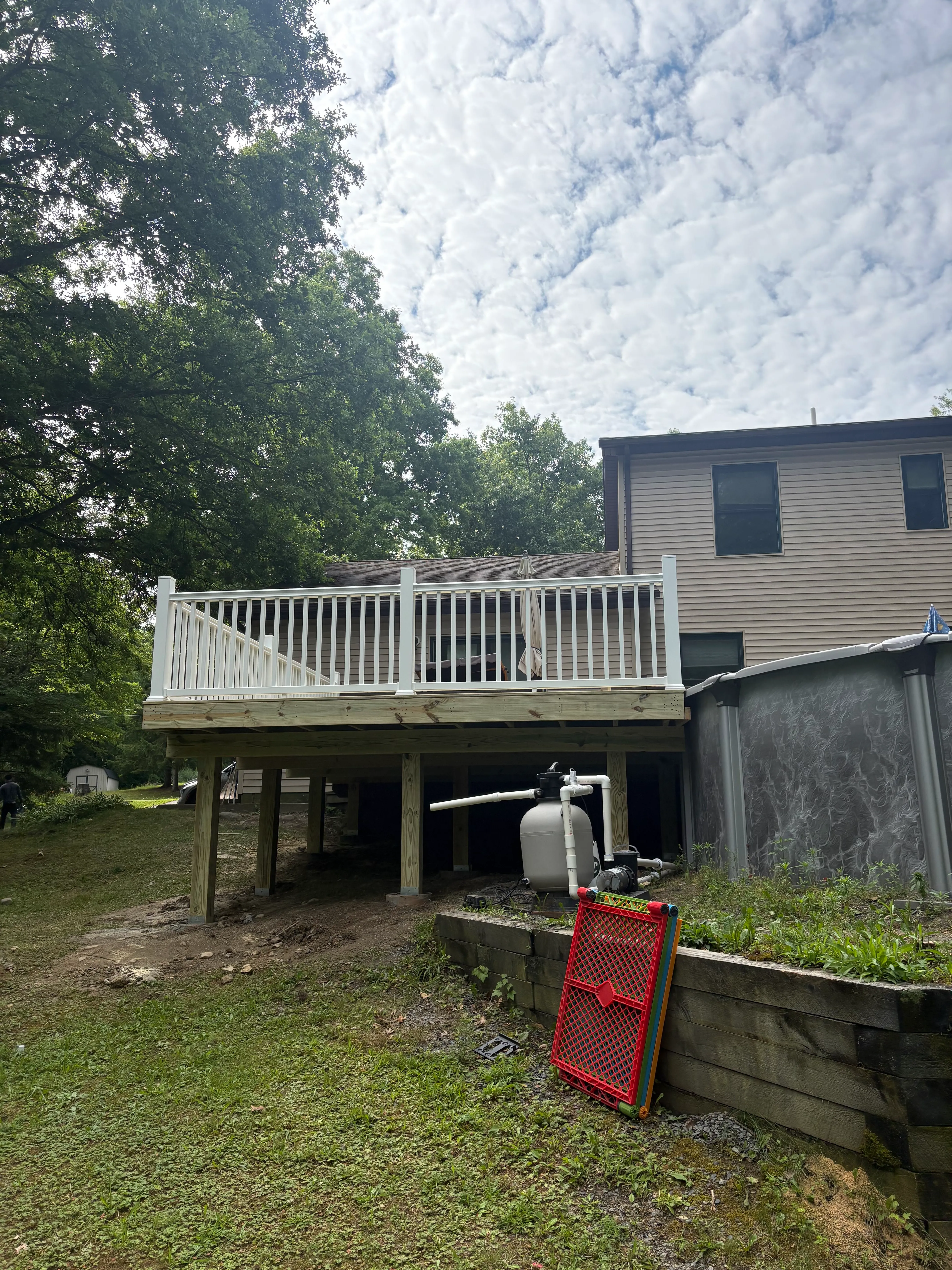 Deck staining and refinishing in Middletown, NY