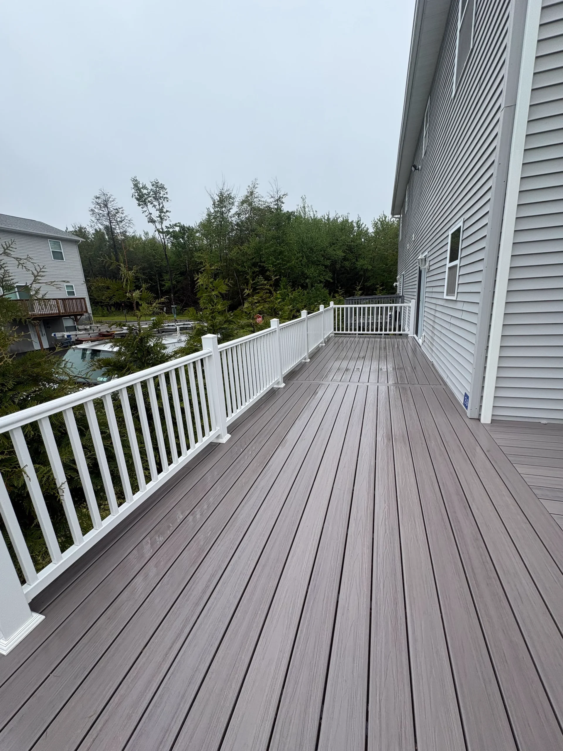 New deck build attached to a Middletown, NY home