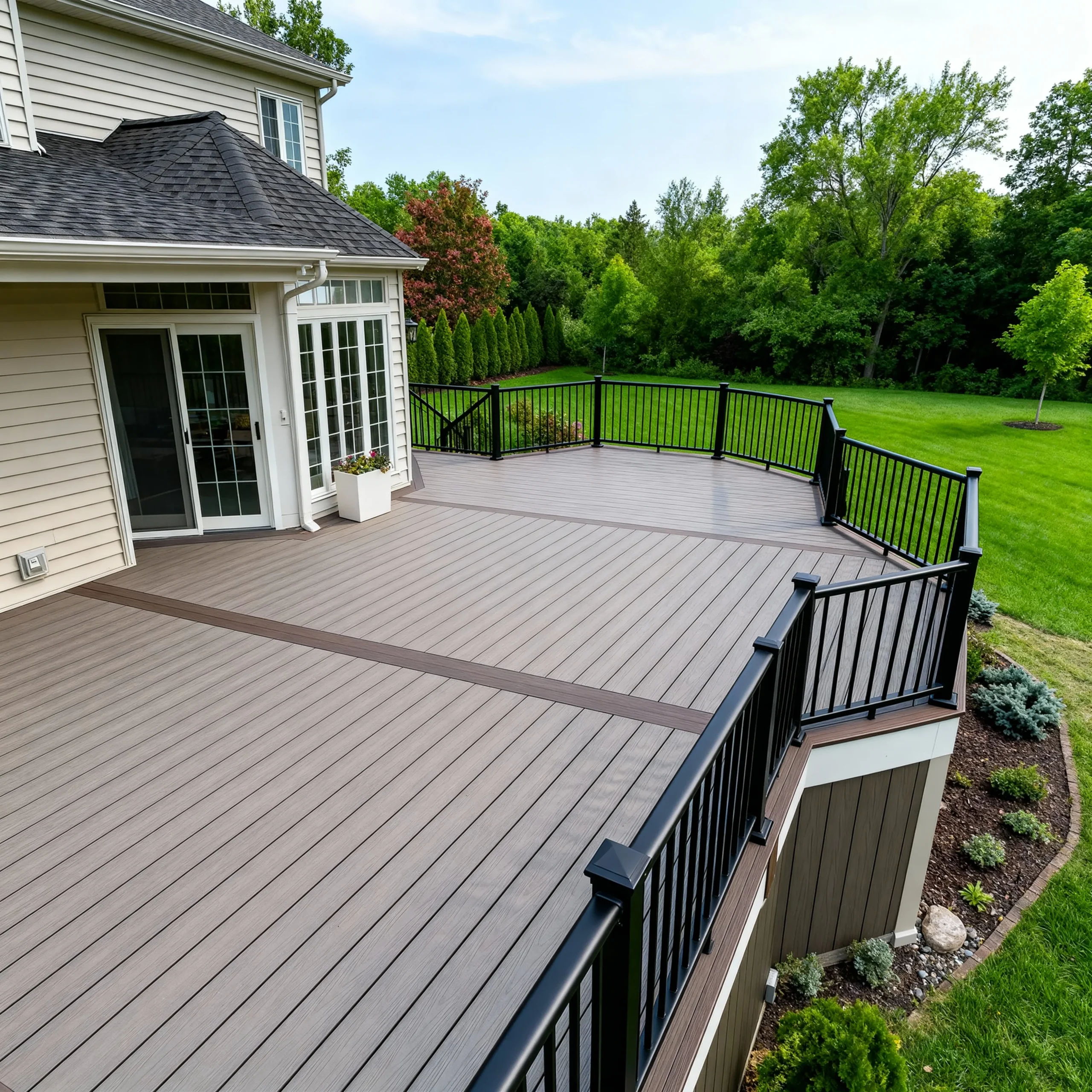 Middletown, NY deck repair crew replacing damaged planks